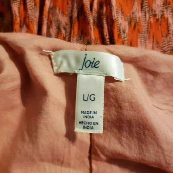 NEW Joie Womens Red Printed Tea Rose Maxi Dress‎ Sleeveless V-Neck Large NWT - Picture 5 of 11